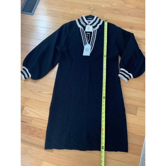 Emily McCarthy Lolli Sweater Dress-Black Novelty Knit NWT size small - Picture 3 of 6